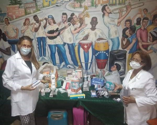 Spendenankunft in Santiago de Cuba