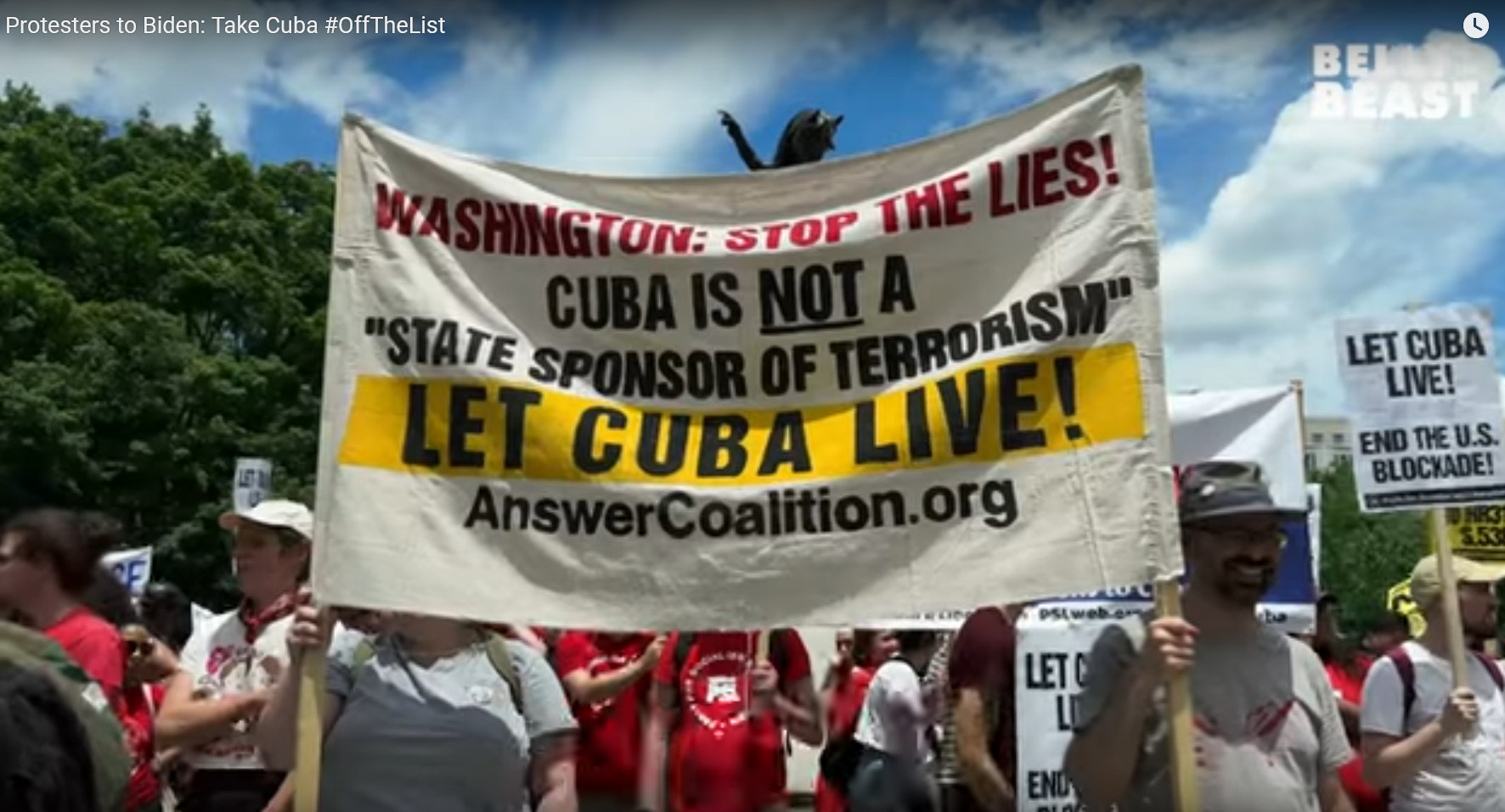 Let Cuba live - Washington 2003