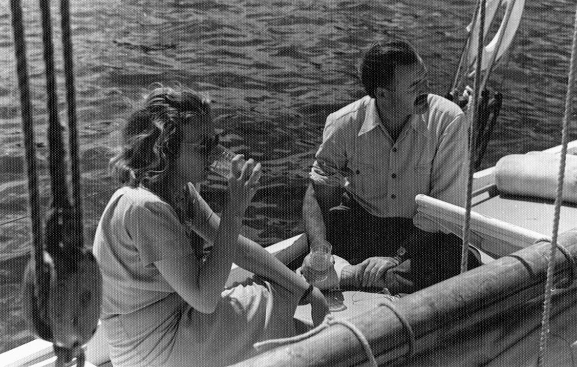 Martha Gellhorn und Ernest Hemingway im Hafen von Havanna (1939)