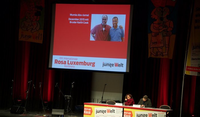 Mumia Abu Jamal auf der Rosa-Luxemburg-Konferenz