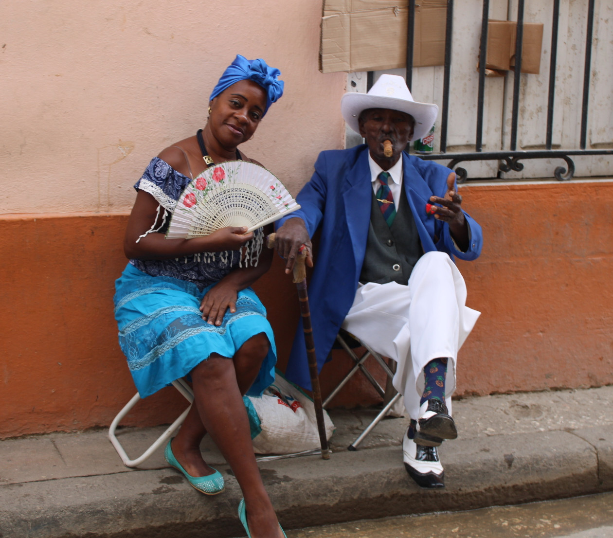 Paar in Havanna