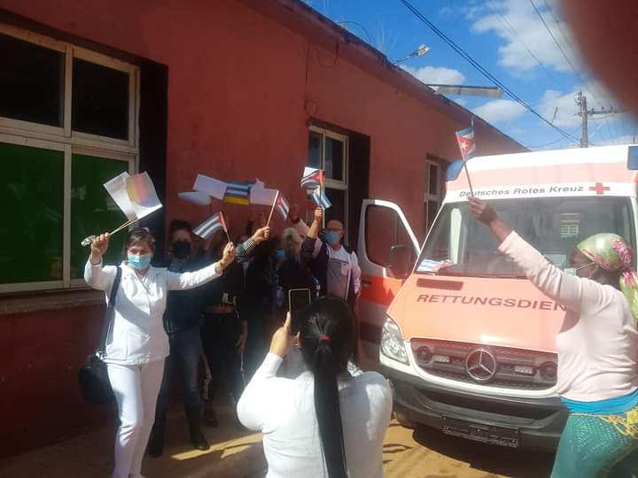 Krankenwagen für die Poliklinik Alquizar