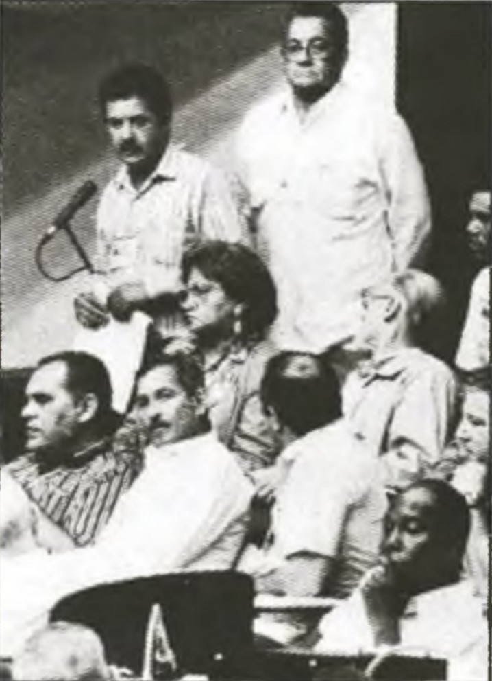 Delegierte auf dem 5. Parteitag der KP Kubas, 1997
