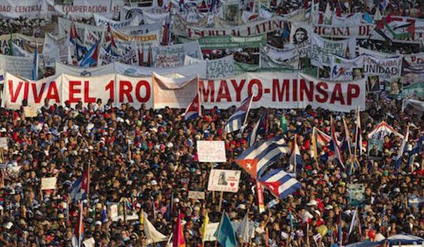 1.-Mai-Demonstration in Havanna