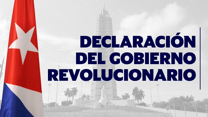 Regierungserklärung Kubas