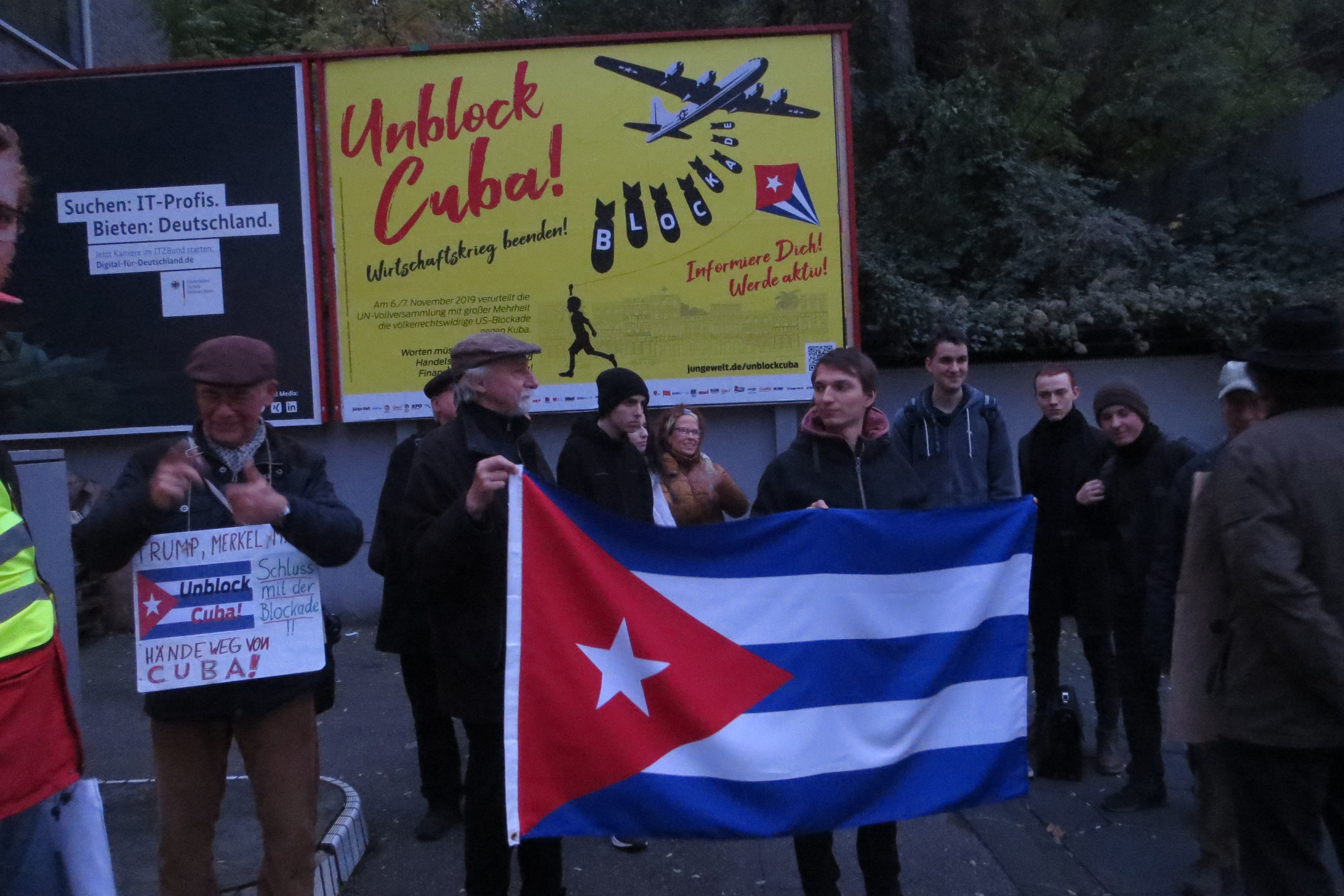 Flashmob: Unblock Cuba, Stuttgart
