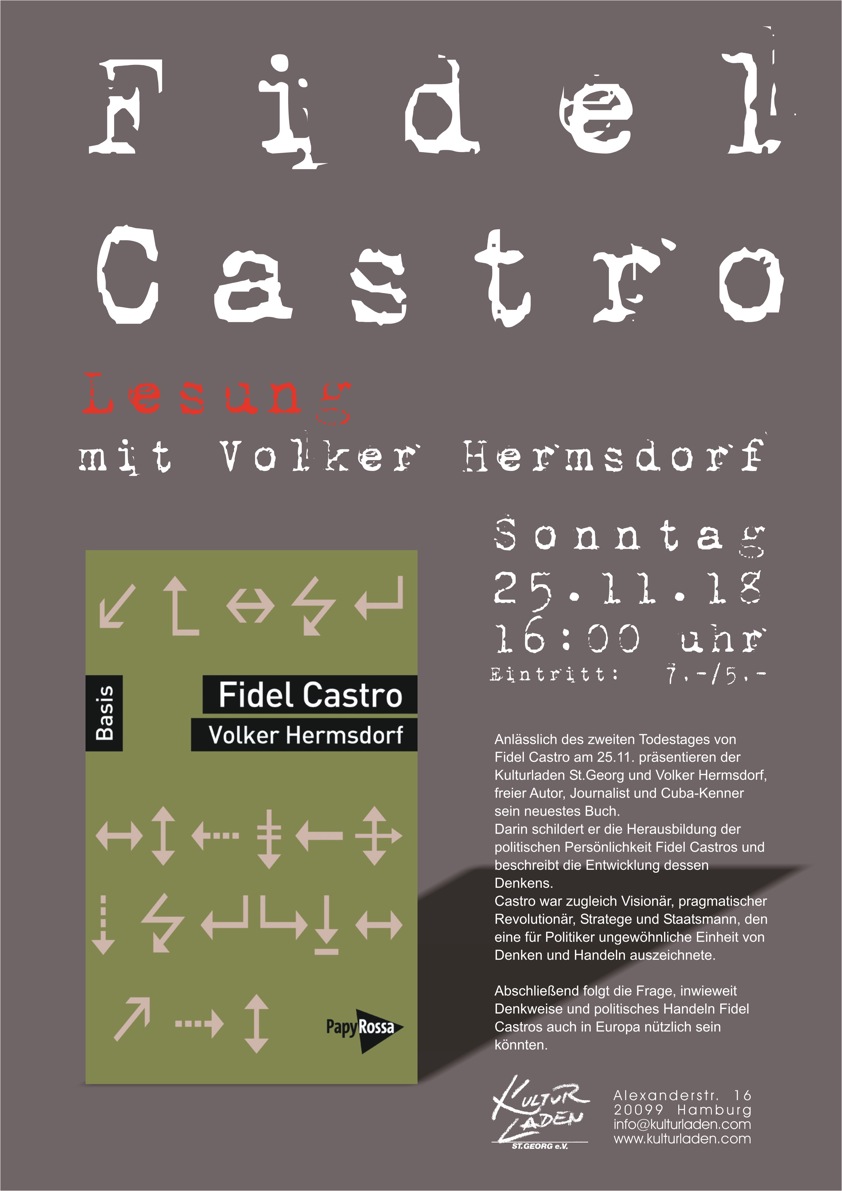 Fidel Castro Buch - Autor: Volker Hermsdorf