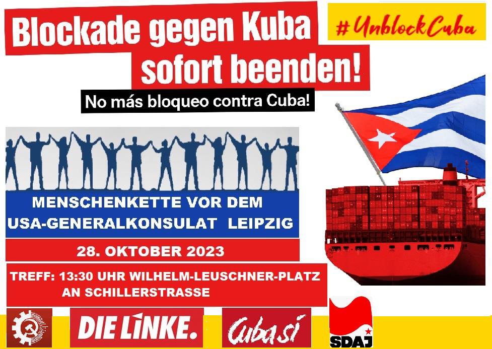 Blockade gegen Kuba sofort beenden!